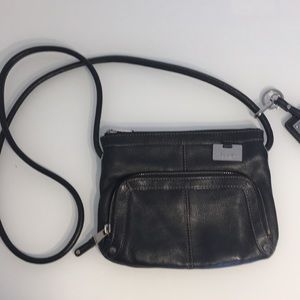 Tignanello Black Crossbody Bag